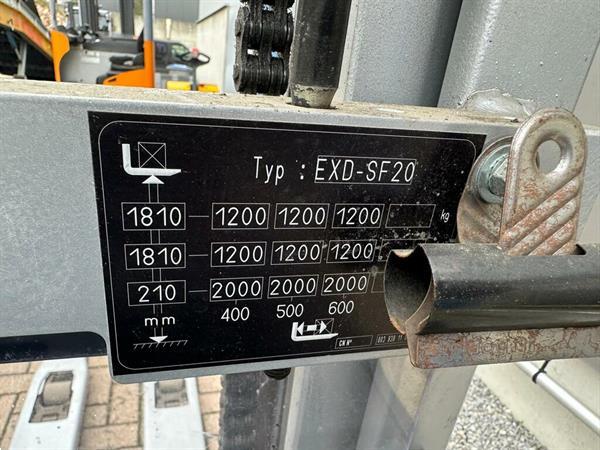 Grote foto vs 22425 elektrische duo stapelaar still bj2021 1.724mm weinig uren doe het zelf en verbouw hefwerktuigen