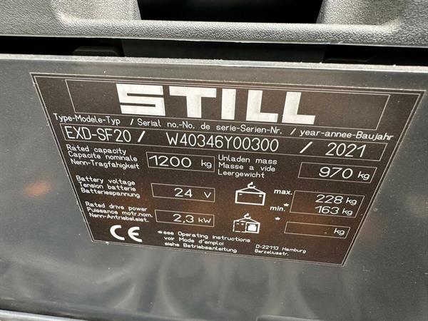 Grote foto vs 22426 elektrische duo stapelaar still bj2021 1.724mm weinig uren doe het zelf en verbouw hefwerktuigen