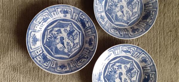 Grote foto 3 chinese wandborden antiek en kunst wandborden en tegels