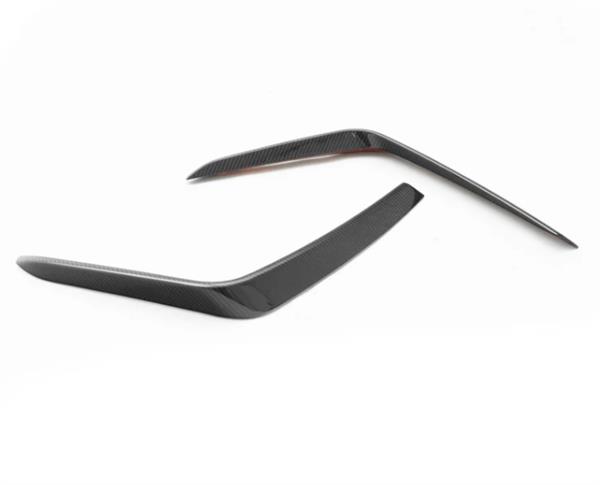 Grote foto dit betreft een set bmw g90 g99 m5 carbon frontbumper canard auto onderdelen tuning en styling