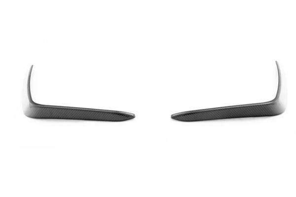 Grote foto dit betreft een set bmw g90 g99 m5 carbon frontbumper canard auto onderdelen tuning en styling