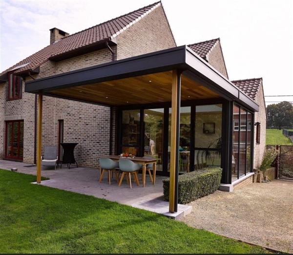 Grote foto carports garages tuinhuizen in staal maatwerk tuin en terras tuinhuisjes en blokhutten