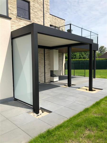 Grote foto carports garages tuinhuizen in staal maatwerk tuin en terras tuinhuisjes en blokhutten