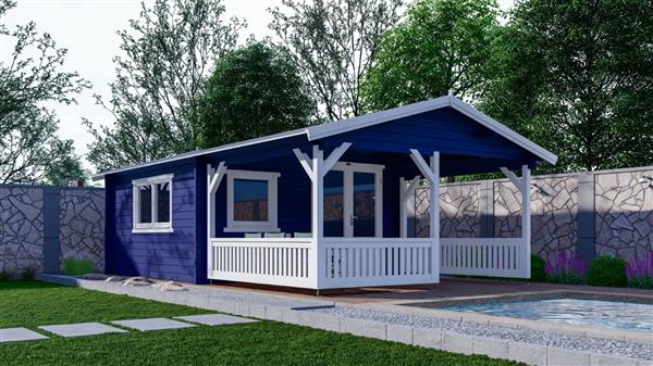 Grote foto nieuw tuinhuis met terras 5 4 3 tuin en terras tuinhuisjes en blokhutten