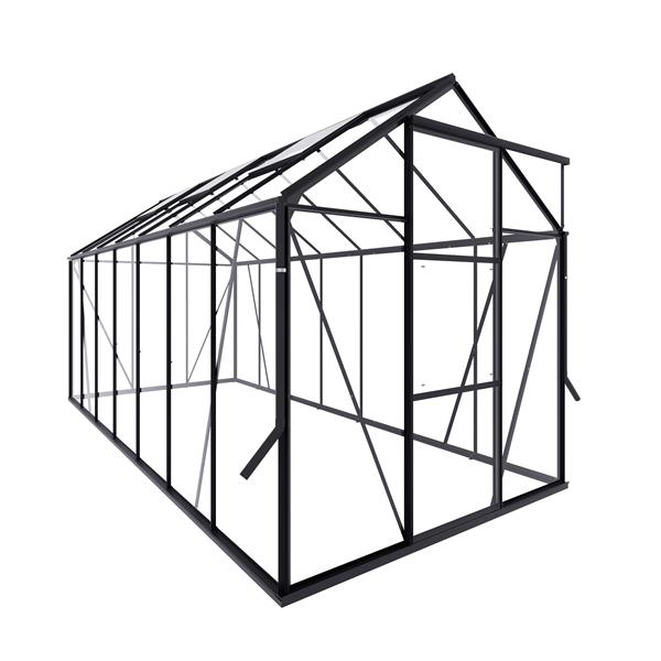 Grote foto tuinkas kate v zwart vg 3mm tuin en terras tuinhuisjes en blokhutten