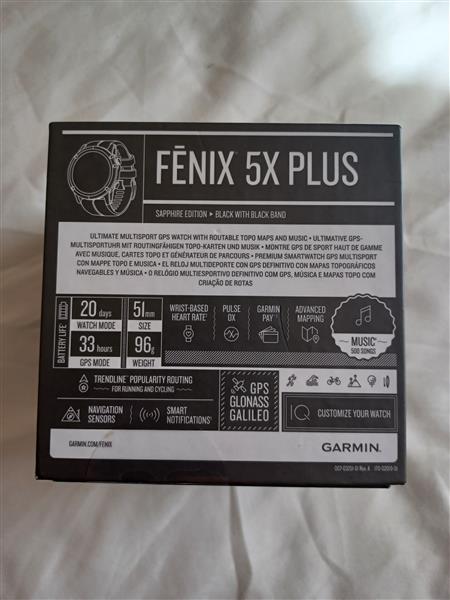 Grote foto garmin fenix 5x plus sapphir diversen overige diversen