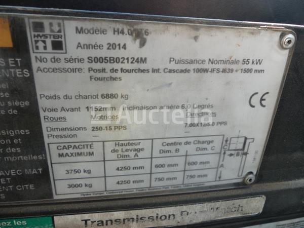 Grote foto hyster h4.0 t6 vorkheftruck agrarisch heftrucks