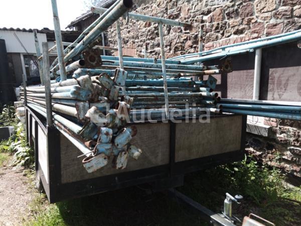 Grote foto as aanhanger 750kg 2.5x1.8m steiger doe het zelf en verbouw onderdelen en accessoires