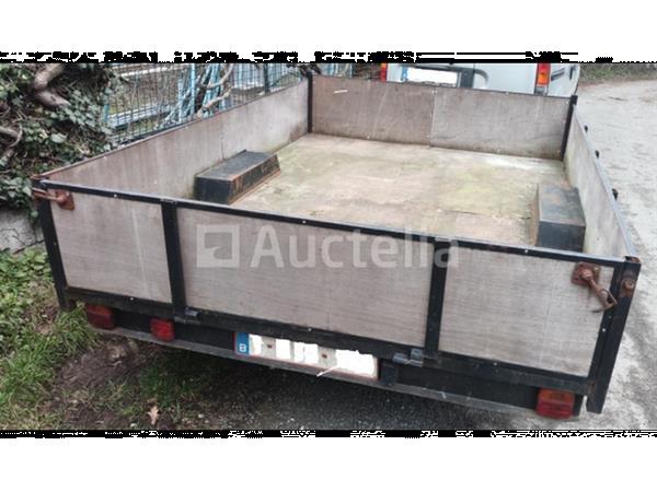 Grote foto as aanhanger 750kg 2.5x1.8m steiger doe het zelf en verbouw onderdelen en accessoires