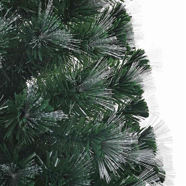 Grote foto vidaxl kunstkerstboom met decoratieve touwlichten groen 240 cm pvc diversen overige diversen