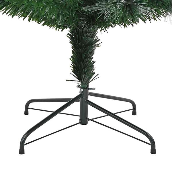 Grote foto vidaxl kunstkerstboom met decoratieve touwlichten groen 240 cm pvc diversen overige diversen