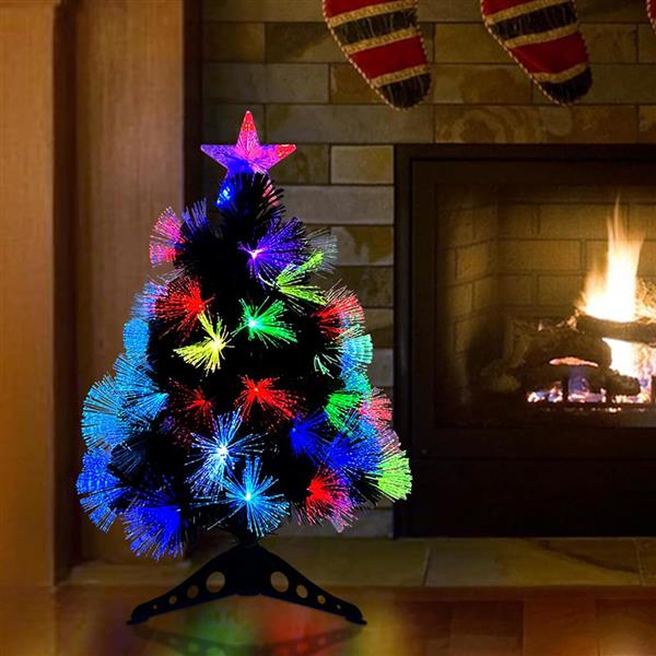 Grote foto vidaxl kunstkerstboom met decoratieve touwlichten groen 64 cm pvc diversen overige diversen