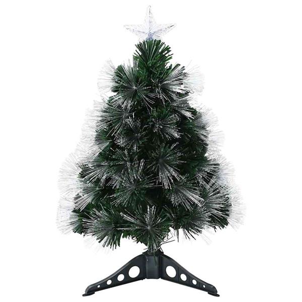 Grote foto vidaxl kunstkerstboom met decoratieve touwlichten groen 64 cm pvc diversen overige diversen