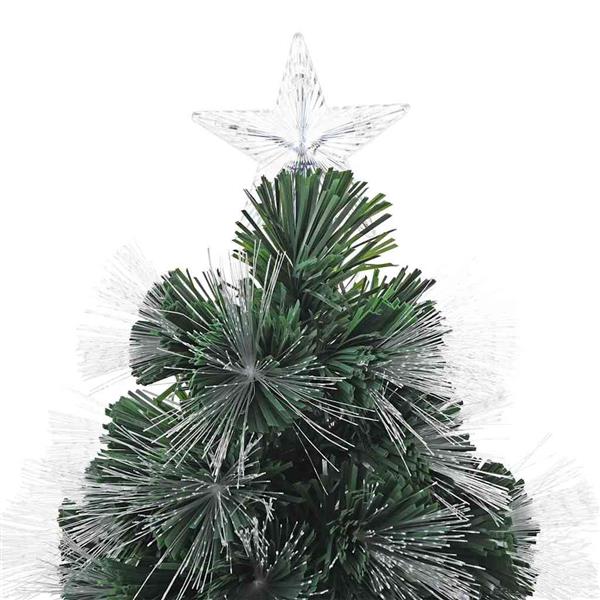 Grote foto vidaxl kunstkerstboom met decoratieve touwlichten groen 64 cm pvc diversen overige diversen