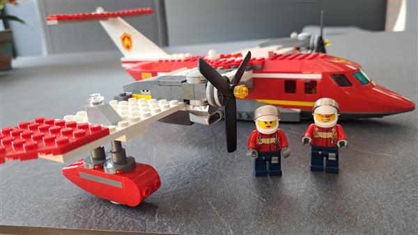 Grote foto blusvliegtuig 4209 kinderen en baby duplo en lego