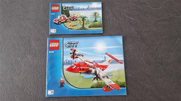 Grote foto blusvliegtuig 4209 kinderen en baby duplo en lego