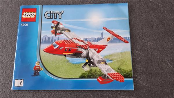 Grote foto blusvliegtuig 4209 kinderen en baby duplo en lego