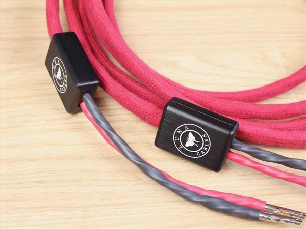 Grote foto luna rouge highend audio speaker cables 2 0 metre audio tv en foto onderdelen en accessoires