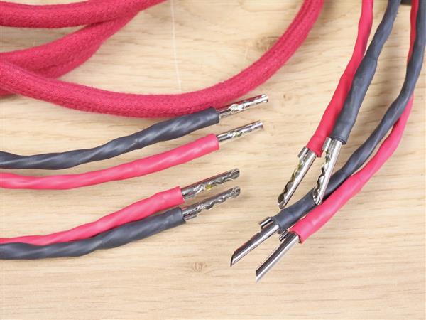 Grote foto luna rouge highend audio speaker cables 2 0 metre audio tv en foto onderdelen en accessoires