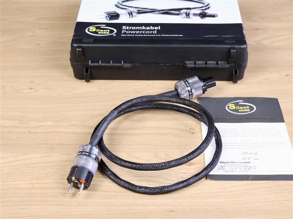 Grote foto silent wire ac 33 ag silver audio power cable 1 5 metre audio tv en foto onderdelen en accessoires