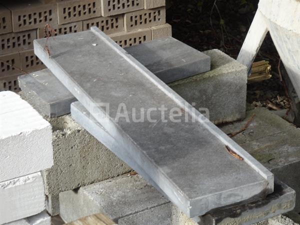 Grote foto een set van 23 platen in blauwe steen van 1m bij 1m doe het zelf en verbouw onderdelen en accessoires