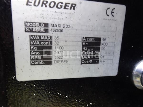 Grote foto een 32 kva generatoreenheid euroger maxi b32s 2022 doe het zelf en verbouw onderdelen en accessoires