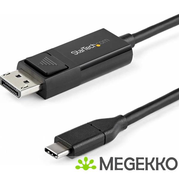 Grote foto startech.com usb c naar displayport 1.2 kabel bidirectioneel 1 m computers en software overige computers en software