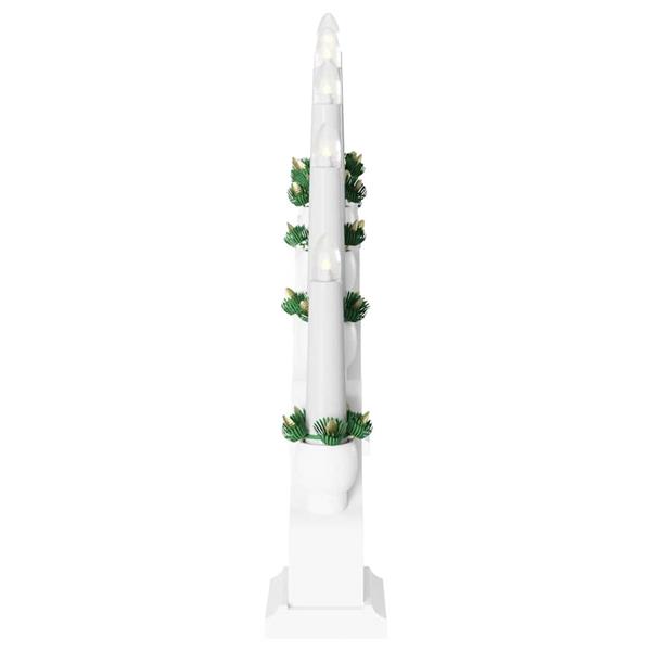 Grote foto vidaxl kerst kaarsenboog met 10 led kaarsen wit 47 x 5 x 29 cm diversen overige diversen