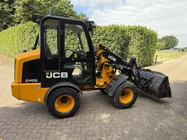 Grote foto jcb 403 bj 2022 met slechts 1240 uur top shovel agrarisch algemeen