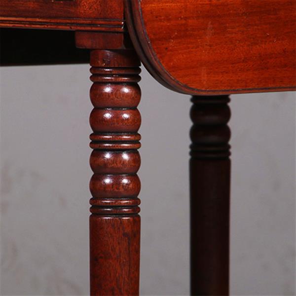 Grote foto bijzettafeltje met 2 opklapbare bladen en lange laden no.332450 antiek en kunst stoelen en banken