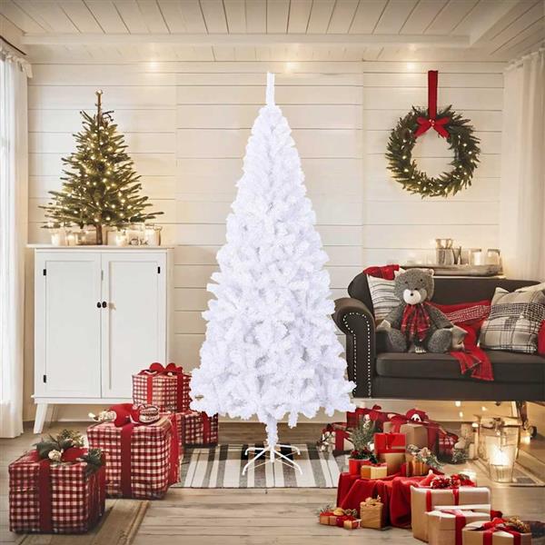Grote foto vidaxl kunstkerstboom met standaard 180 cm 620 takken diversen overige diversen