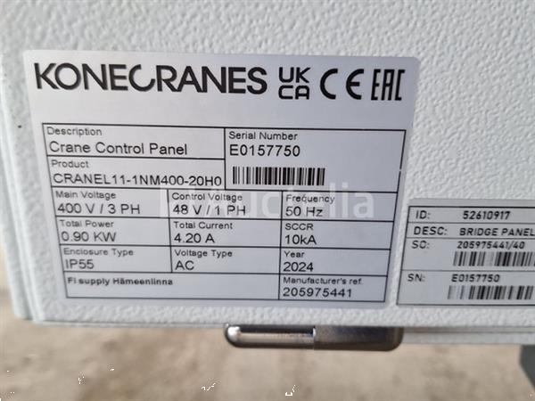 Grote foto interne referentie s2877 nieuwe bovenloopkraan 2t kone kranen 3825mm dikte doe het zelf en verbouw ijzerwaren en bevestigingsmiddelen