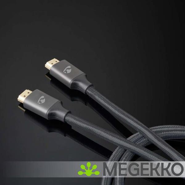 Grote foto nedis cvtb35000gy50 hdmi kabel 2 m hdmi type a standaard zwart computers en software overige computers en software