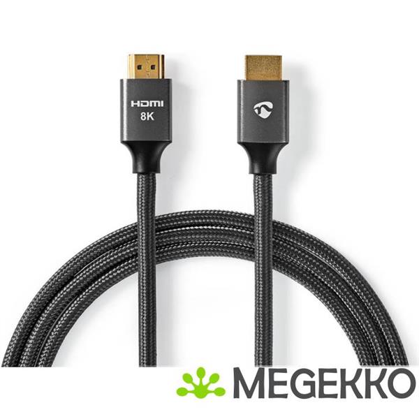 Grote foto nedis cvtb35000gy50 hdmi kabel 1m hdmi type a standaard zwart computers en software overige computers en software