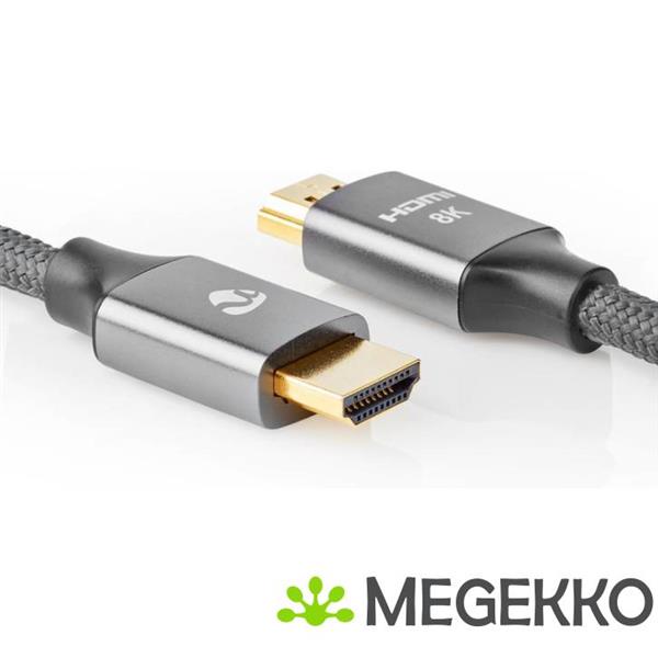 Grote foto nedis cvtb35000gy50 hdmi kabel 1m hdmi type a standaard zwart computers en software overige computers en software