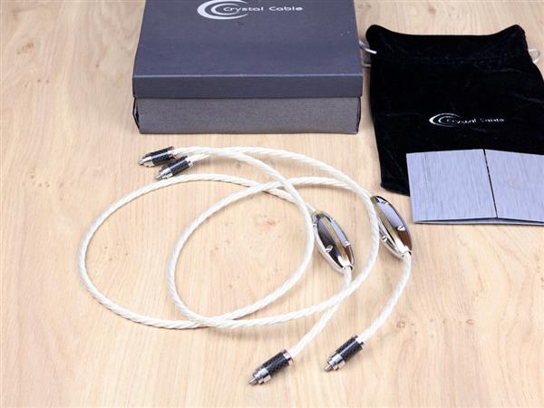 Grote foto crystal cable absolute dream silver highend audio interconnects rca 1 0 metre audio tv en foto onderdelen en accessoires