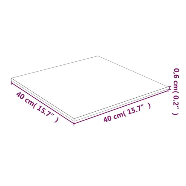Grote foto vidaxl tafelblad 40x40 cm gehard glas transparant antiek en kunst stoelen en banken