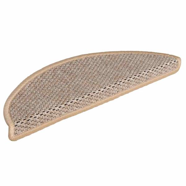 Grote foto vidaxl trapmatten zelfklevend 15 st sisal look 56x17x3 cm lichtbeige huis en inrichting overige huis en inrichting