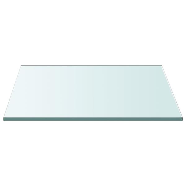 Grote foto vidaxl tafelblad 40x40 cm gehard glas transparant antiek en kunst stoelen en banken