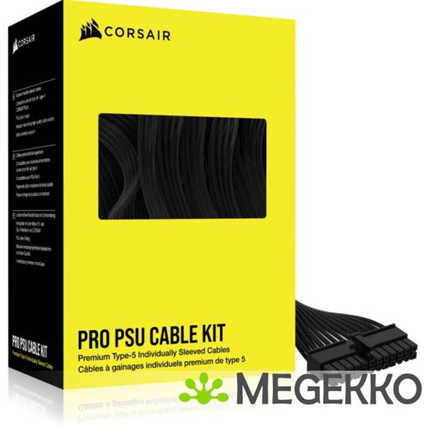 Grote foto corsair cp 8920292 computerbehuizing onderdelen universeel kabelmanagementset computers en software overige