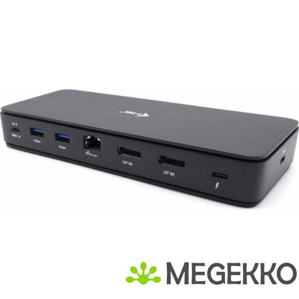 Grote foto i tec thunderbolt 4 dual displayport docking station pro power delivery 92 w computers en software overige computers en software