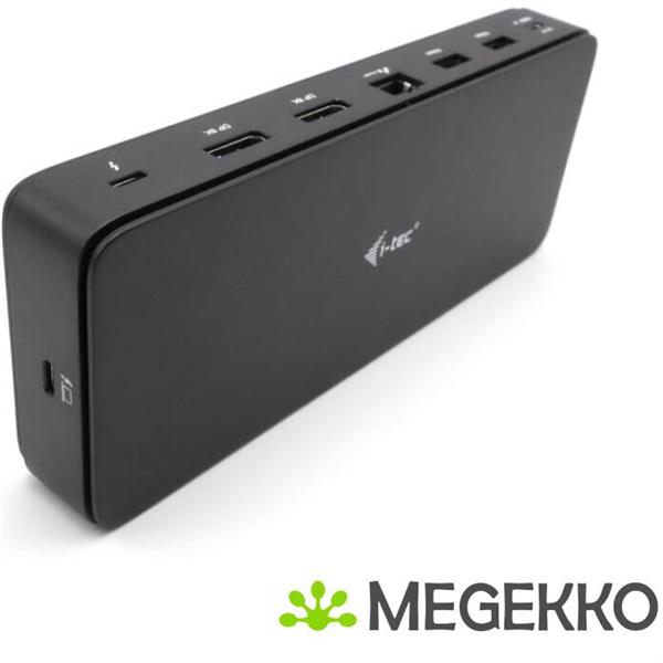 Grote foto i tec thunderbolt 4 dual displayport docking station pro power delivery 92 w computers en software overige computers en software