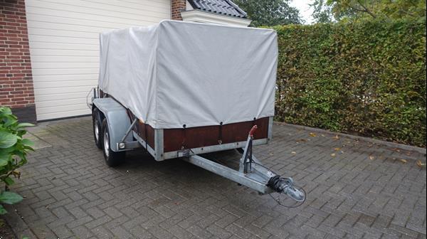 Grote foto solide huif aanhanger agrarisch aanhangwagens