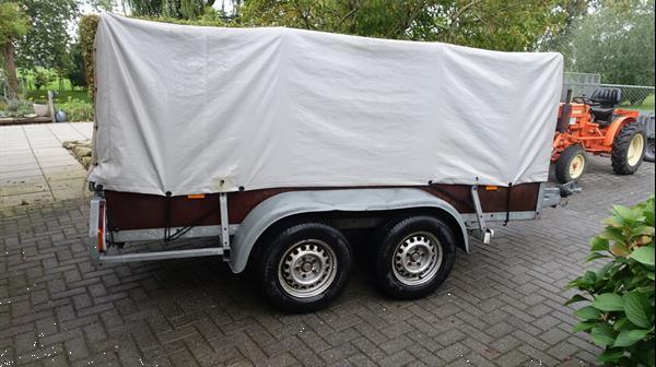 Grote foto solide huif aanhanger agrarisch aanhangwagens