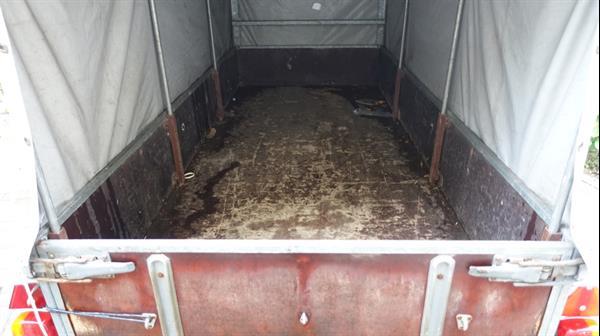 Grote foto solide huif aanhanger agrarisch aanhangwagens