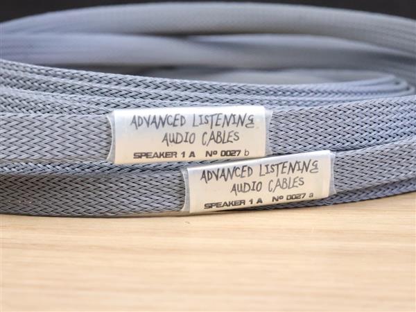 Grote foto alac advanced listening audio cables 1a highend audio speaker cables metre 2 0 metre audio tv en foto onderdelen en accessoires