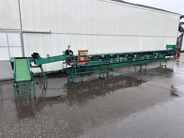 Grote foto greefa mechanische gewichtsorteermachine voor appels en tomaten agrarisch tuinbouw