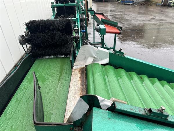 Grote foto greefa mechanische gewichtsorteermachine voor appels en tomaten agrarisch tuinbouw