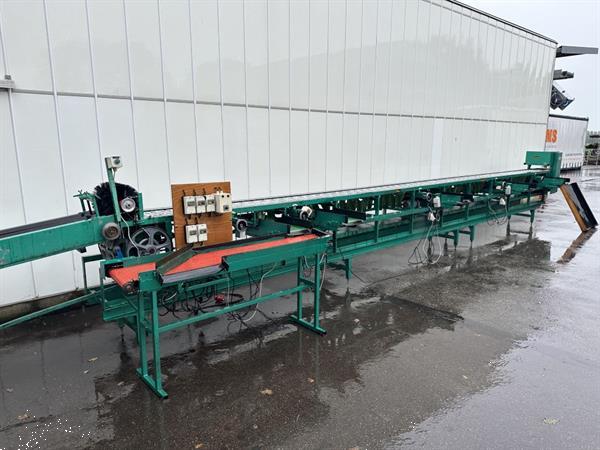 Grote foto greefa mechanische gewichtsorteermachine voor appels en tomaten agrarisch tuinbouw
