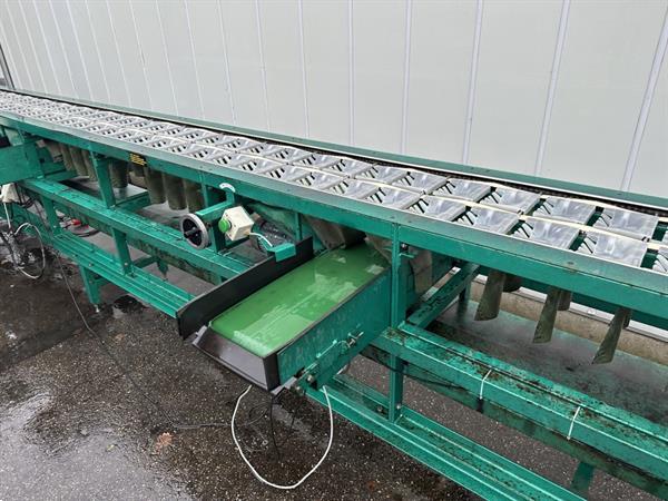 Grote foto greefa mechanische gewichtsorteermachine voor appels en tomaten agrarisch tuinbouw